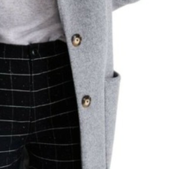 Madewell Gray Wool Blend Coat - Picture 2 of 8